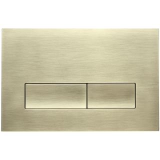 Кнопка смыва Veconi FLUSH V1, FLV1-G, 240х162х9, пластик, золото брашинг